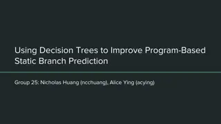 Using Decision Trees for Program-Based Static Branch Prediction