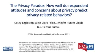 The Privacy Paradox: Attitudes vs. Behaviors