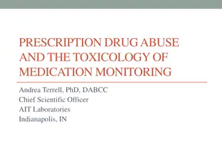 Toxicology and Medication Monitoring in Prescription Drug Abuse