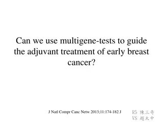 Can Multigene Tests Guide Adjuvant Treatment in Early Breast Cancer?