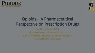 Opioid Misuse and Prescription Drug Guidelines