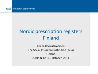 Research Department on Prescription Registers in Finland