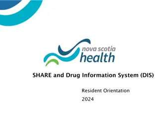 Nova Scotia Drug Information System (DIS) Overview for Patient Safety