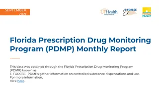 Florida Prescription Drug Monitoring Program (PDMP) Monthly Report - September 2021