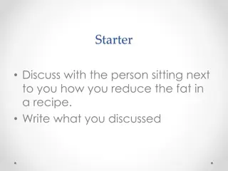 Tips for Reducing Fat in Recipes