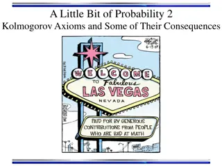 Kolmogorov Axioms of Probability and Their Consequences