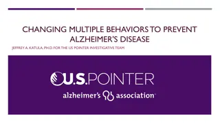 Preventing Alzheimer's Disease through Behavior Change Research