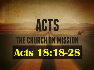 Paul's Journeys and Teachings in Acts and Romans