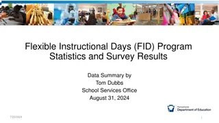 Flexible Instructional Days (FID) Program Overview