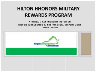 Hilton HHonors Military Rewards Program Overview