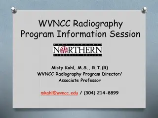 Radiography Program Information at WVNCC: Overview and Application Process