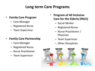 Long-Term Care Programs and Care Management for Elderly Individuals