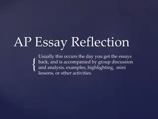 Mastering AP Essay Reflection and Analysis Process