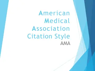 Importance of American Medical Association (AMA) Citation Style