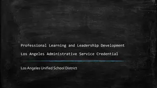 Professional Learning and Leadership Development Program in Los Angeles