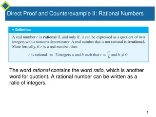 Rational Numbers and Their Properties