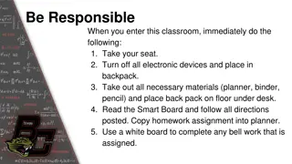 Classroom Guidelines for Lesson on Properties of Exponents