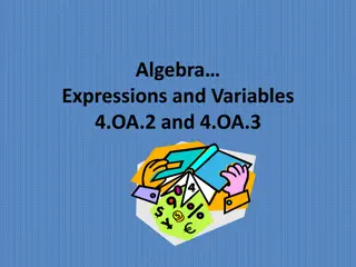 Understanding Expressions and Variables in Algebra