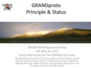 Overview of GRANDproto Project Workshop on Autonomous Radio Detection