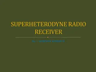 Introduction to Superheterodyne Radio Receiver Circuits