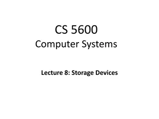 Storage Devices in Computer Systems