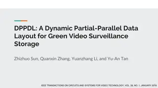 Dynamic Partial-Parallel Data Layout for Efficient Video Surveillance Storage