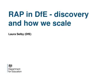 Transformation Through Reproducible Analytical Pipeline (RAP) at DfE