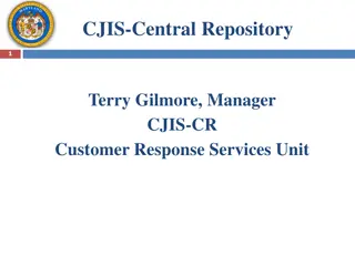 CJIS Central Repository Guidelines