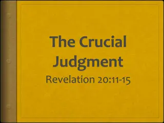 The Final Judgment According to Revelation 20:11-15