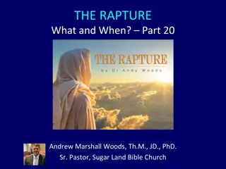 The Rapture: Key Concepts and Timelines Explored