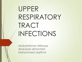 Upper Respiratory Tract Infections: Clinical Features and Management