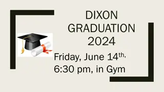 Important Graduation Information for Dixon High School Graduation 2024