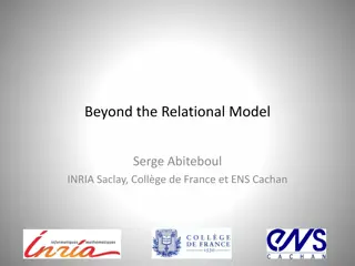 Data Beyond the Relational Model