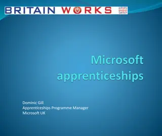 Microsoft UK Apprenticeships Programme Overview