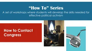 Effective Political Activism: How to Engage with Congress and Make a Difference