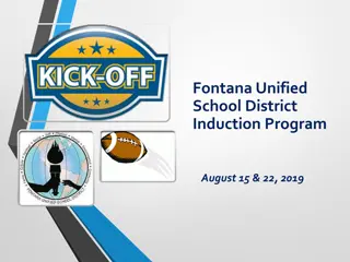 Fontana Unified School District Induction Program Overview