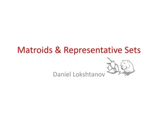 Matroids and Representative Sets in Game Theory