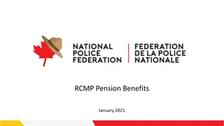 RCMP Pension Benefits Overview and Calculation Guide