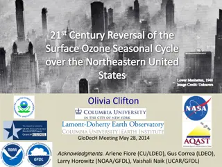 Surface Ozone Seasonal Cycle Reversal Study in Northeastern United States Lower Manhattan