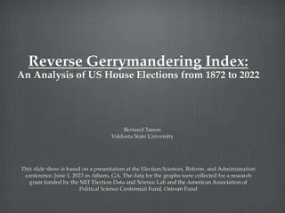 Analysis of Reverse Gerrymandering Index in US House Elections