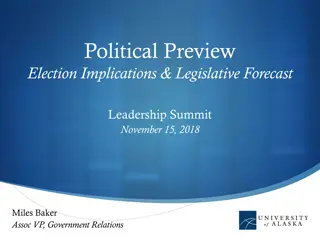 Political Preview: Election Implications & Legislative Forecast Leadership Summit