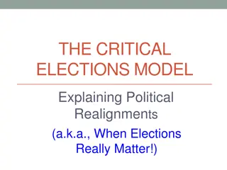 Critical Elections Model: Political Realignments