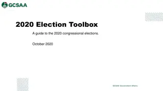 2020 Congressional Elections Overview: Senate and House Races Analysis