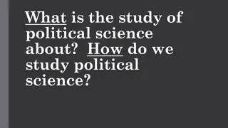 Political Science: A Comprehensive Overview