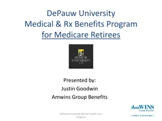 DePauw University Medicare Benefits Program Overview