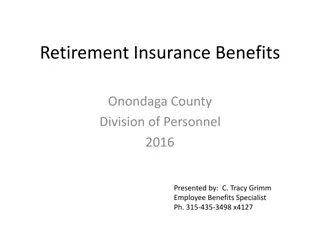 Onondaga County Retirement Insurance Benefits Overview