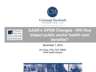 GASB OPEB Changes in Public Sector Health Care Benefits