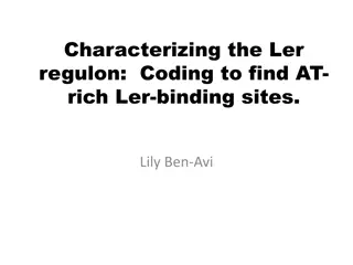 Characterizing the Ler Regulon: AT-Rich Binding Sites