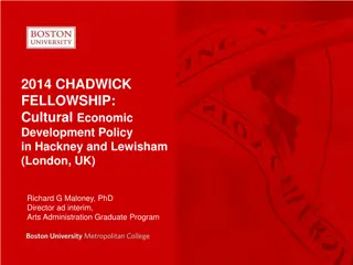 Cultural Economic Development Policy in Hackney and Lewisham: A Comparative Study