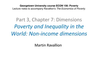 Understanding Non-Income Dimensions of Poverty and Inequality